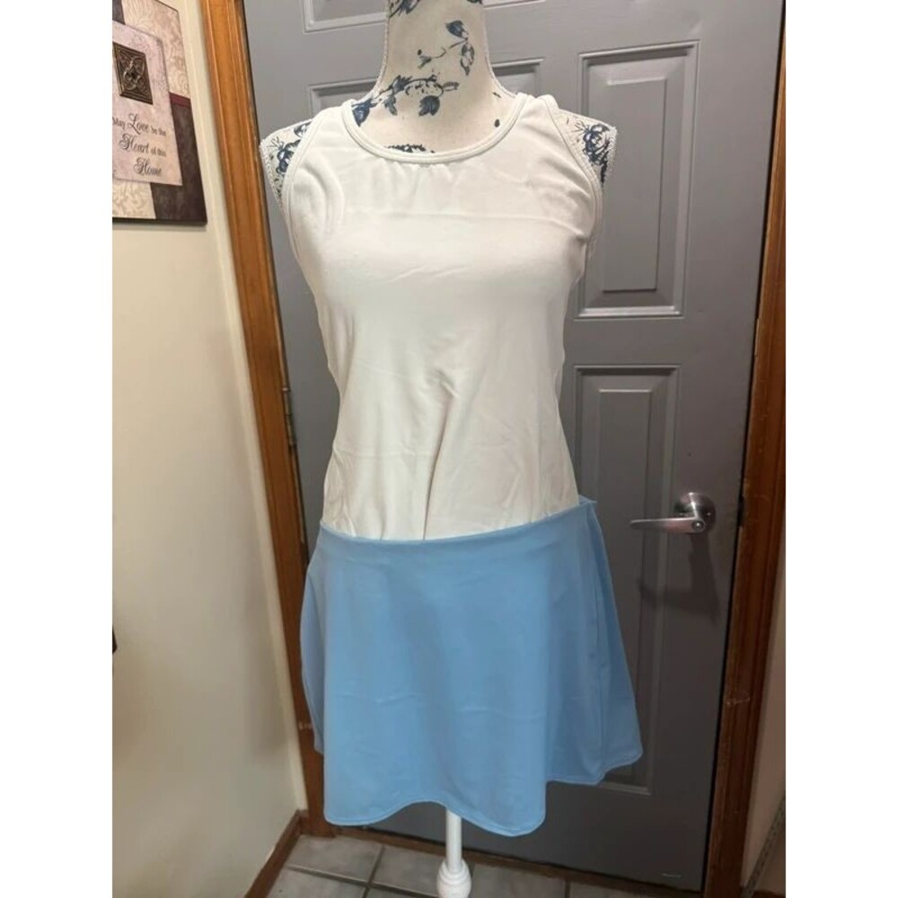 Blue Victorias secret mini skirt-swim skirt